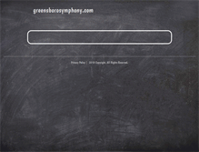 Tablet Screenshot of greensborosymphony.com